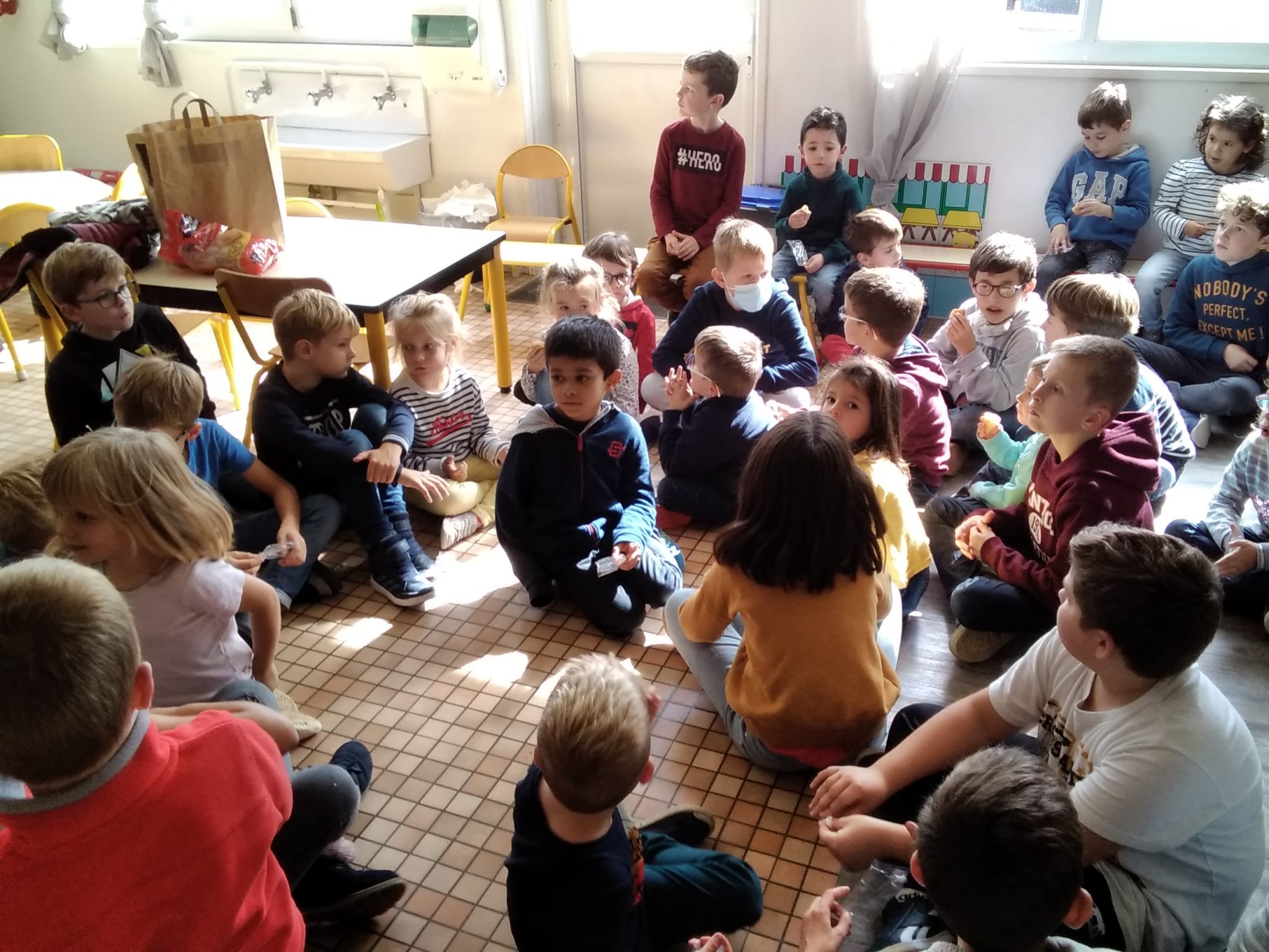 Rencontre avec les parrains, marraines et leurs filleuls